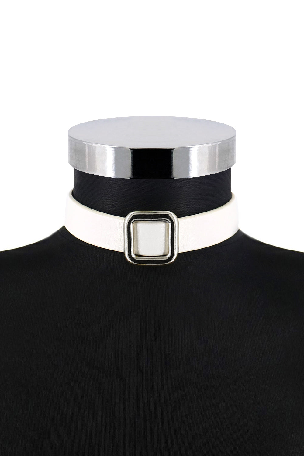 Square Choker Silver - 0