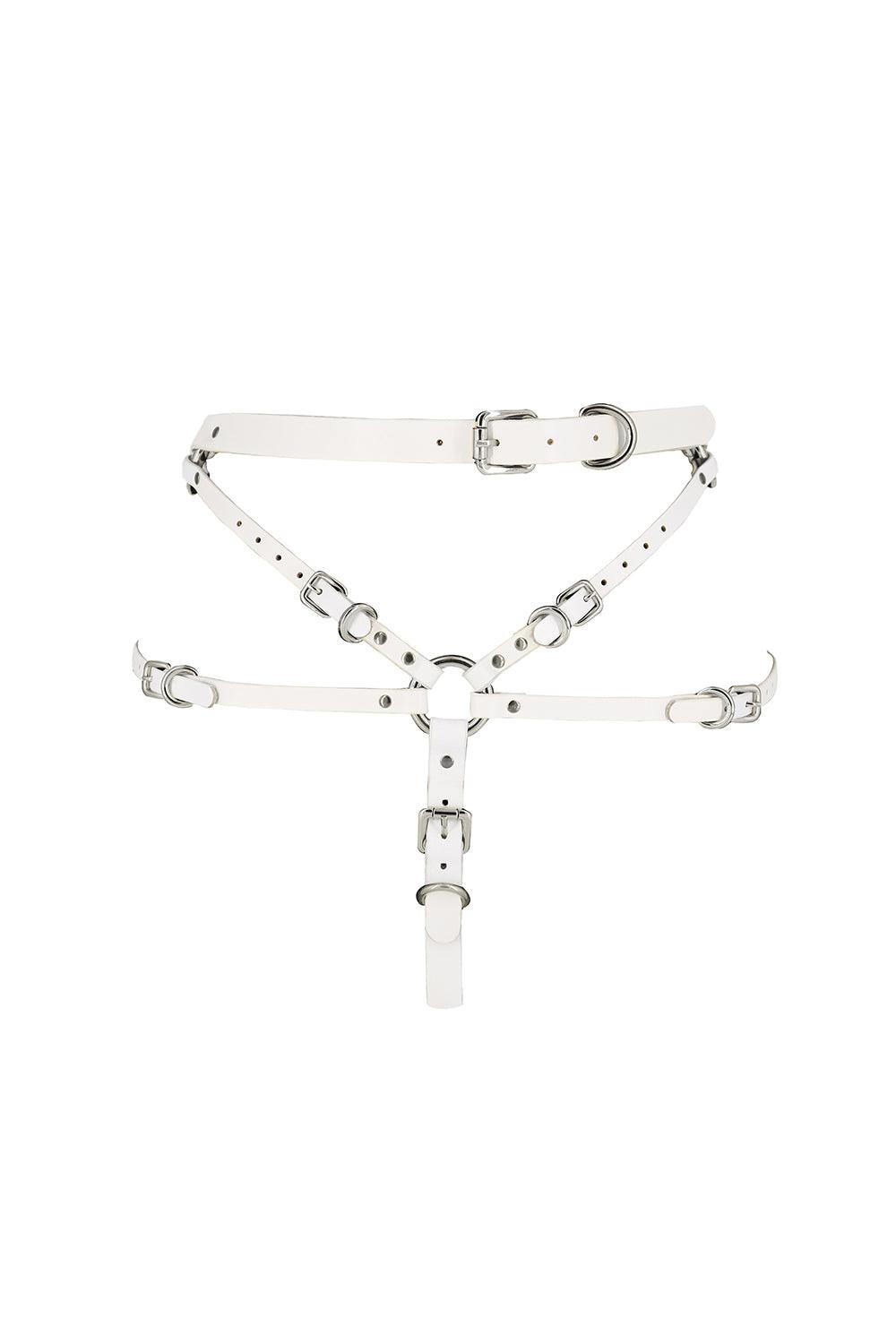 Enygma Harness White Silver Kemer - 1