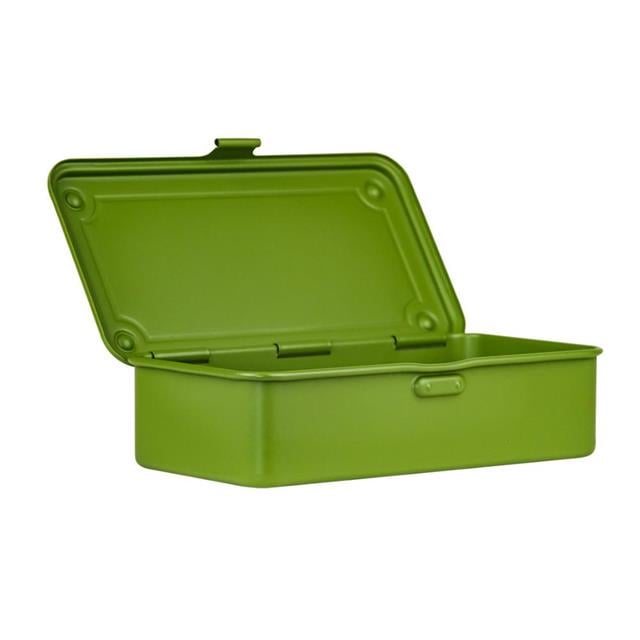 T 190 Tool Storage Box Japanese Tea Green Metal Saklama Kutusu - 2