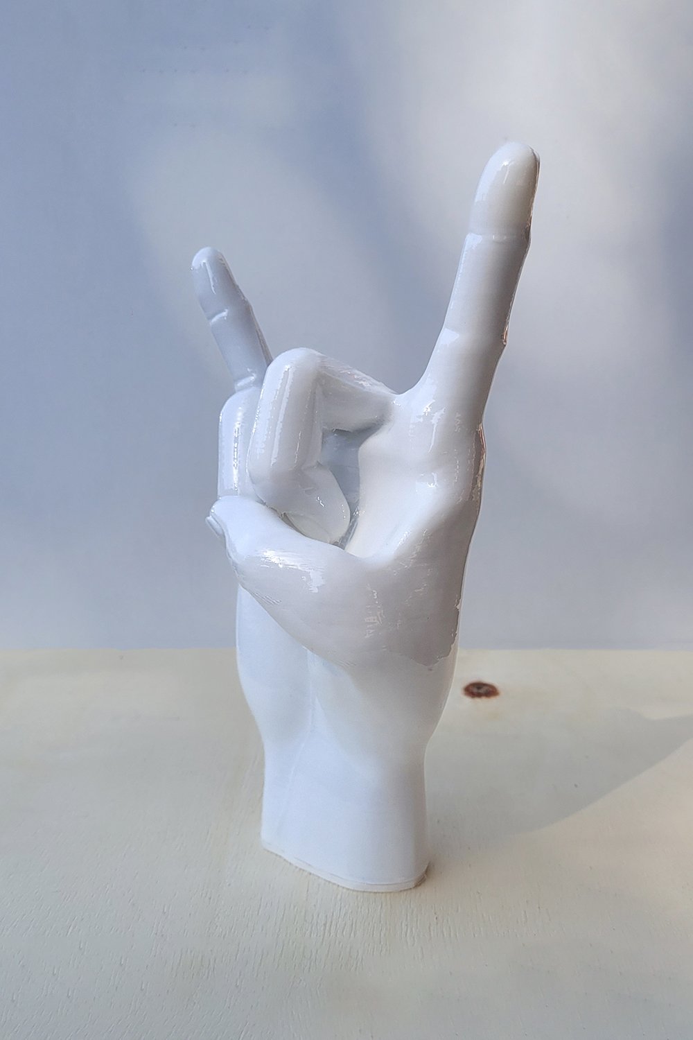 Rock El Figürü | Beyaz - 8