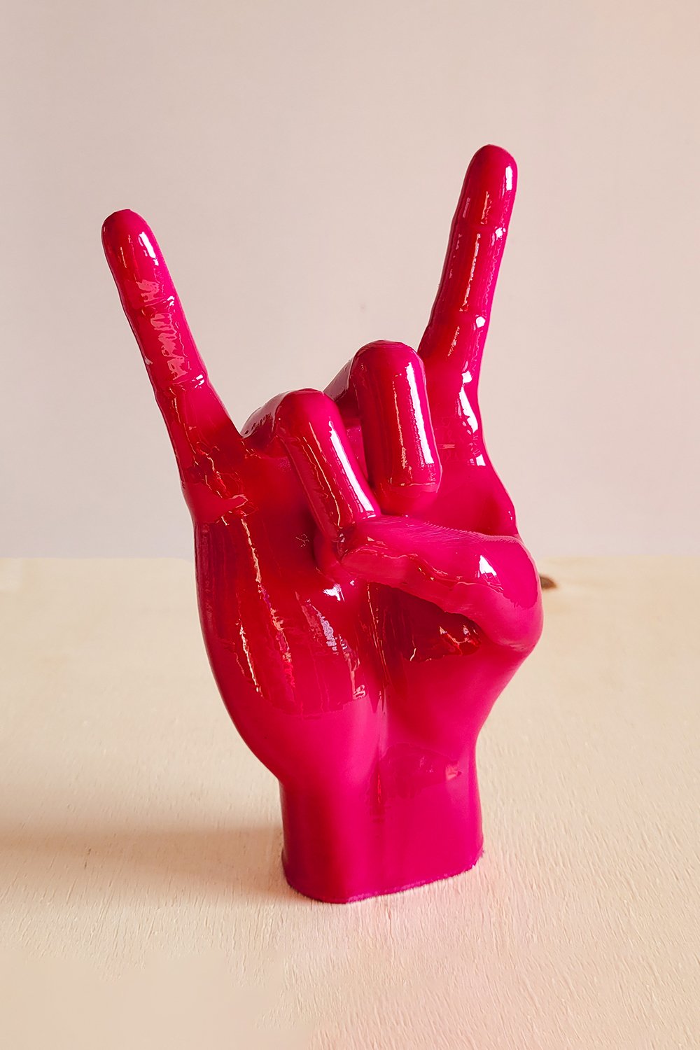 Rock El Figürü | Fuşya - 2