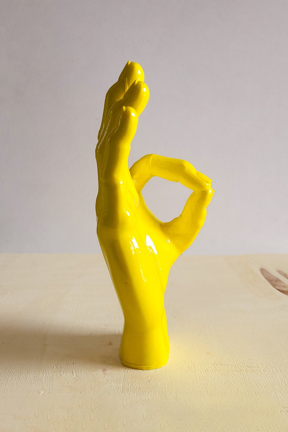 Okey El Figürü | Sarı - 4