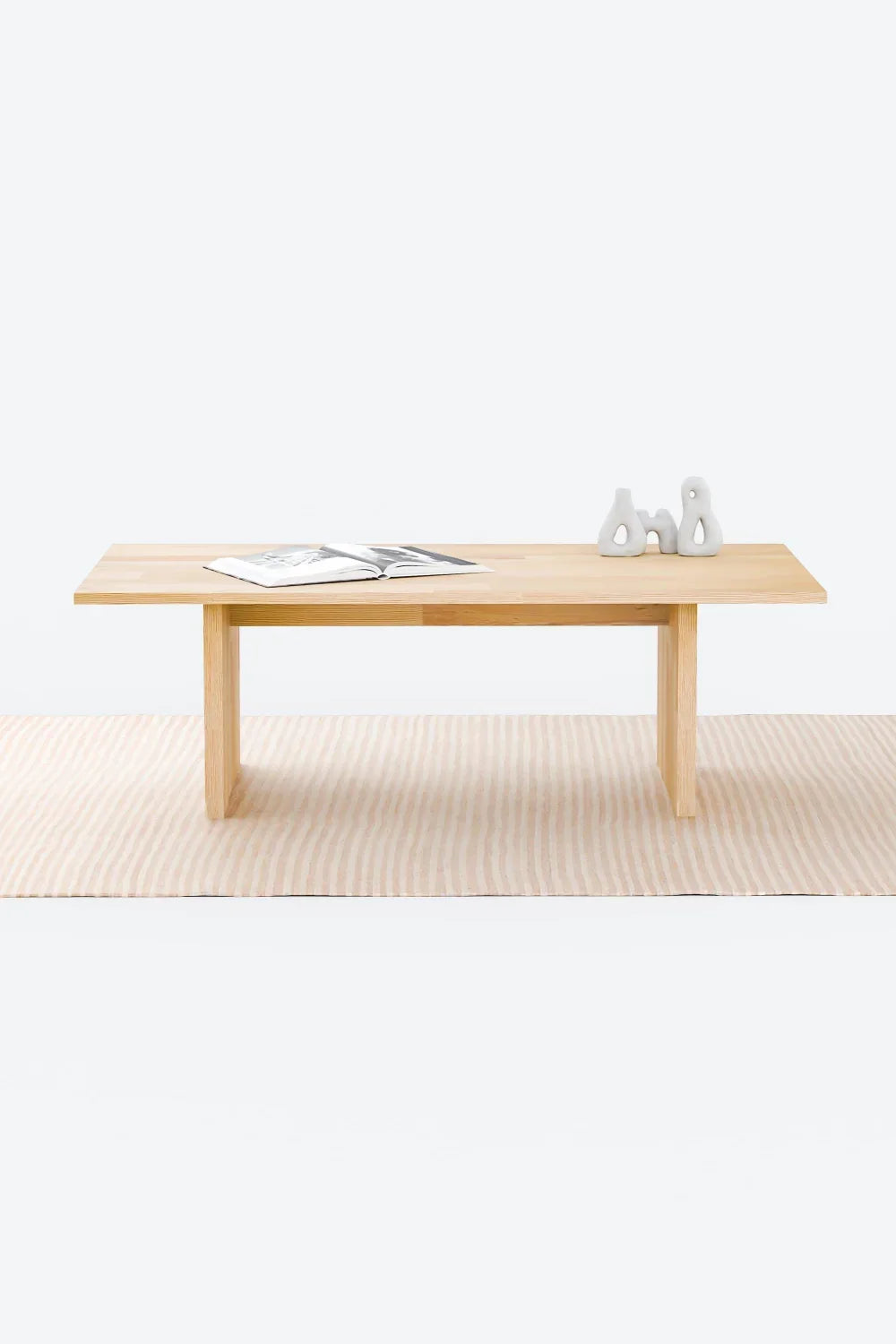 Masif Ahşap Minimalist Orta Sehpa - 1
