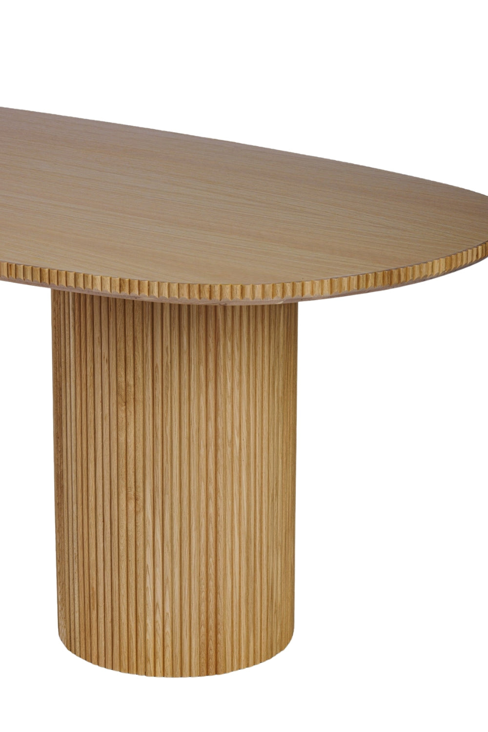 Fuga Ahşap Oval Yemek Masası 220 Cm - 2
