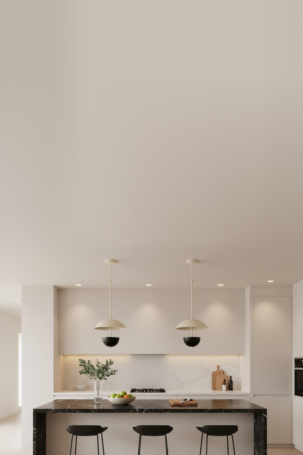 Malibu Rustik Avize, Krem - Siyah - 3