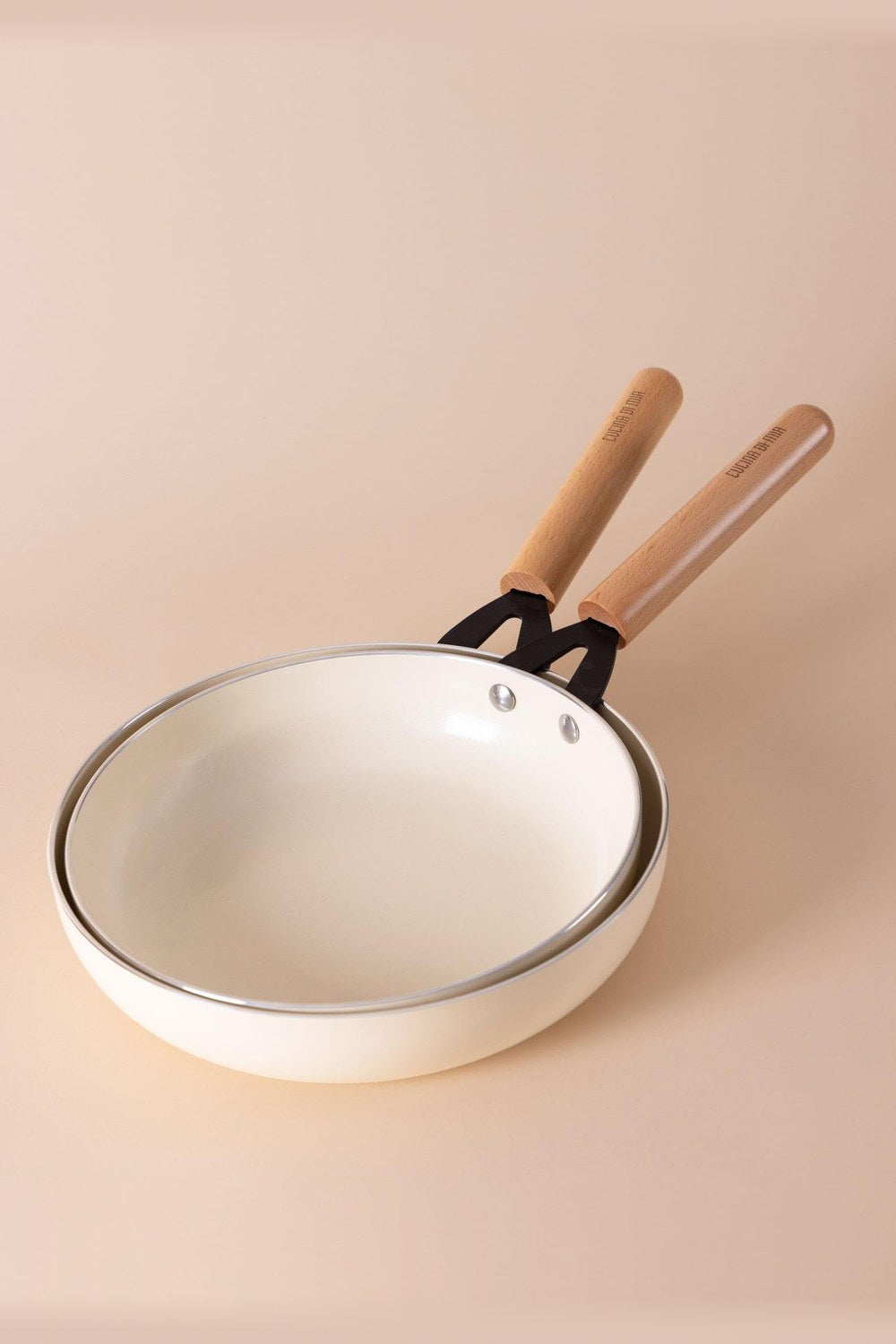 Cucina Di Mia İndüksiyon Tabanlı Seramik Tava Seti 3 Parça - 4