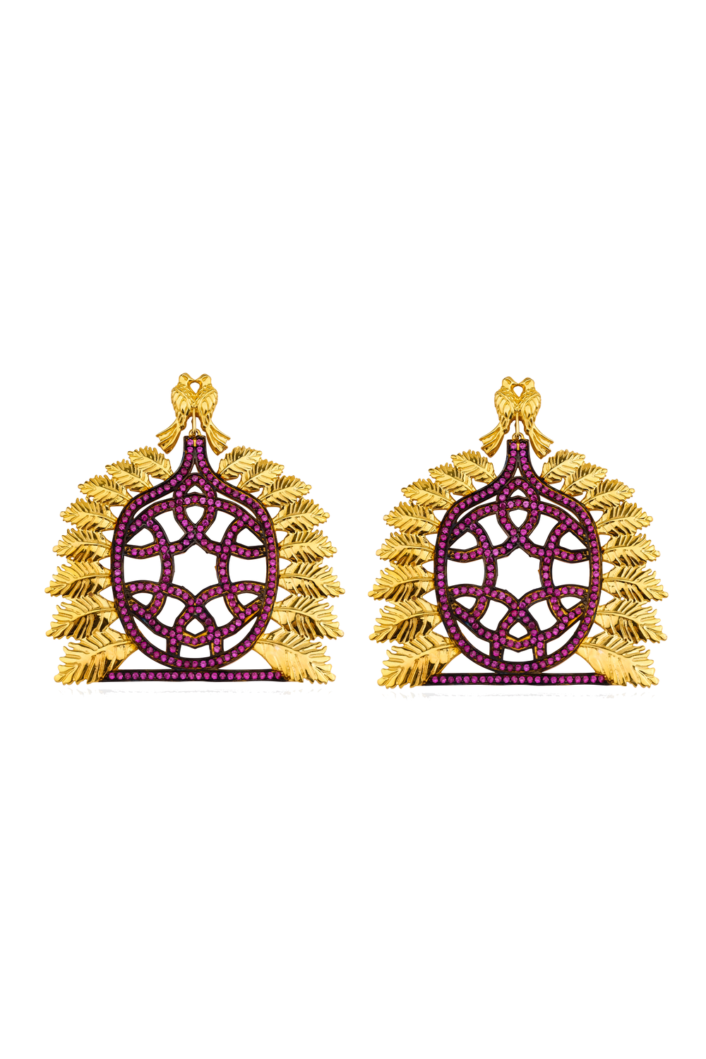 Sun Of The Ottoman Empire Ruby Küpe - 0