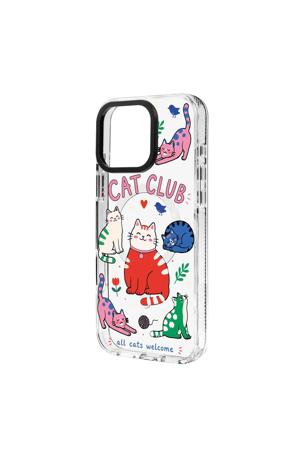Cat Club Clear Kılıf Magsafe Özellikli - Iphone 16 Pro Max - 1