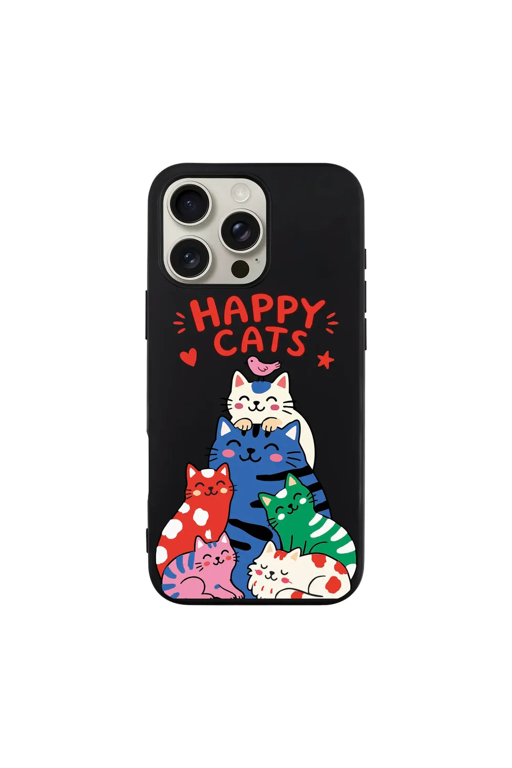 Happy Cats Ultra Silikon Kılıf, Iphone 15 Pro - 3