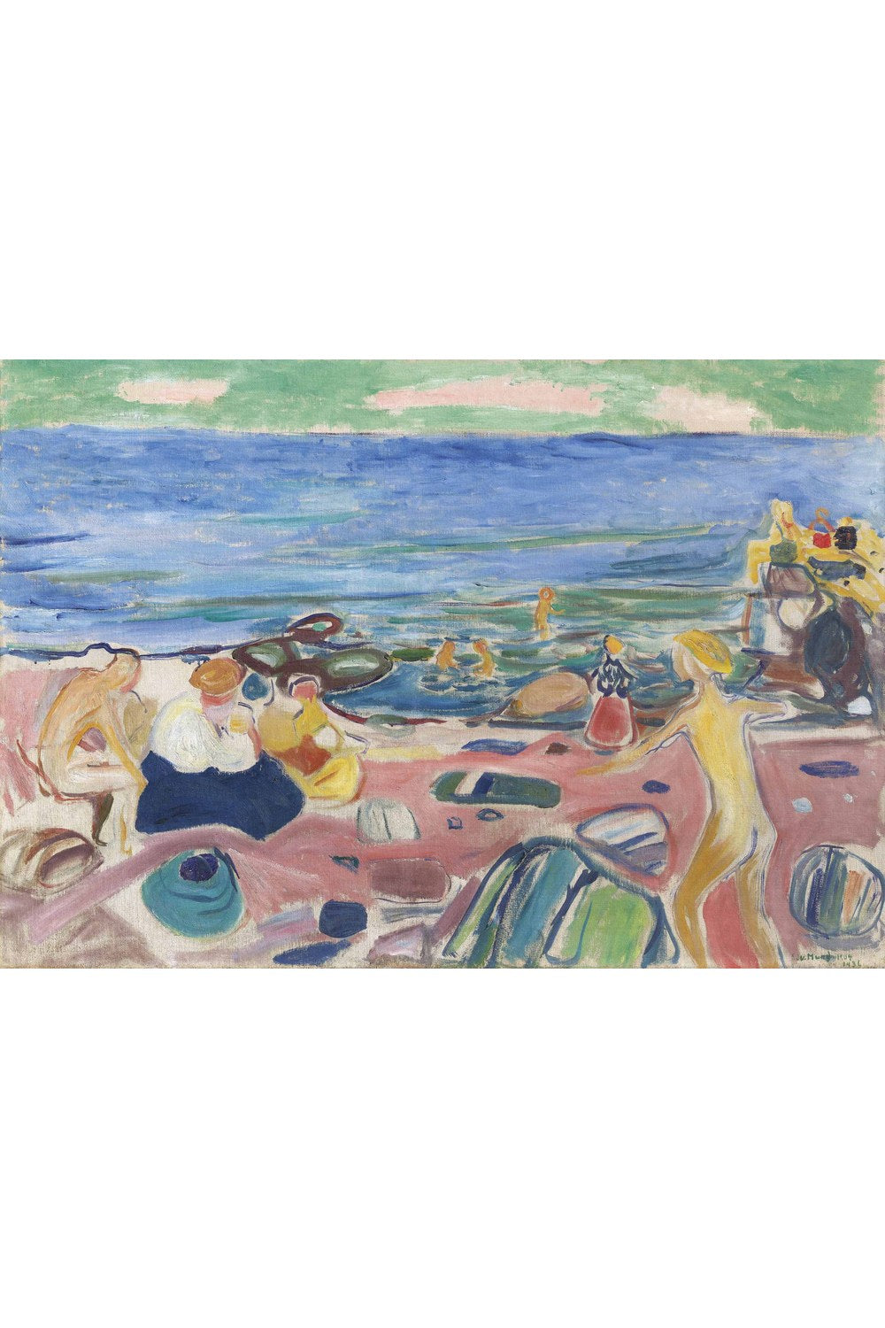 Edvard Munch - Åsgårdstrand'dan Bir Sahne - 1