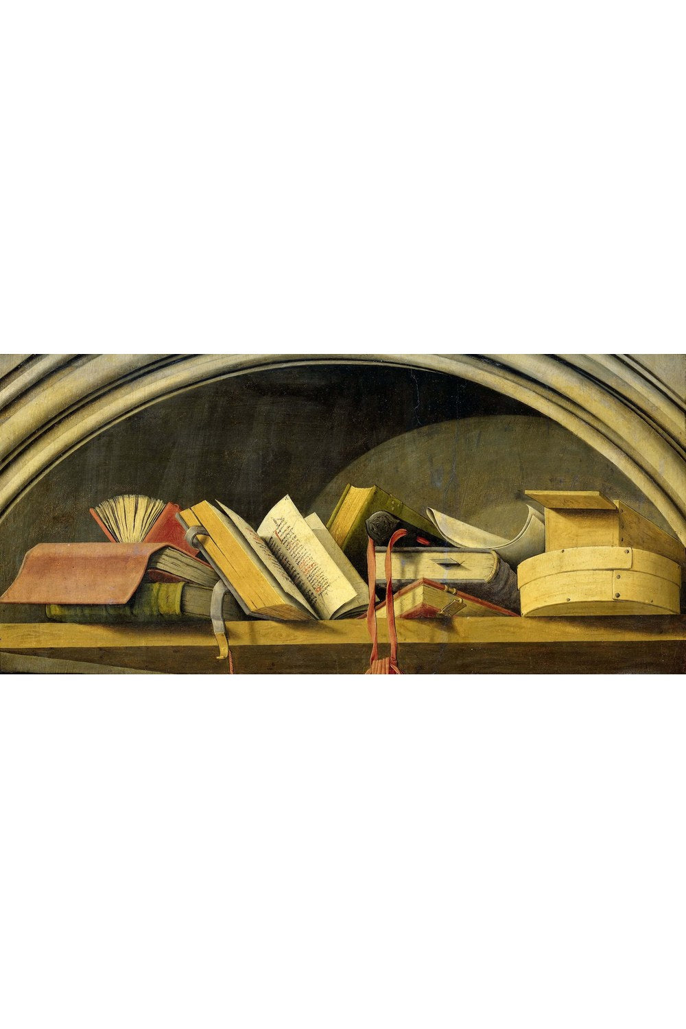 Barthélemy D’Eyck - Niş İçinde Kitaplarla Natürmort - 1