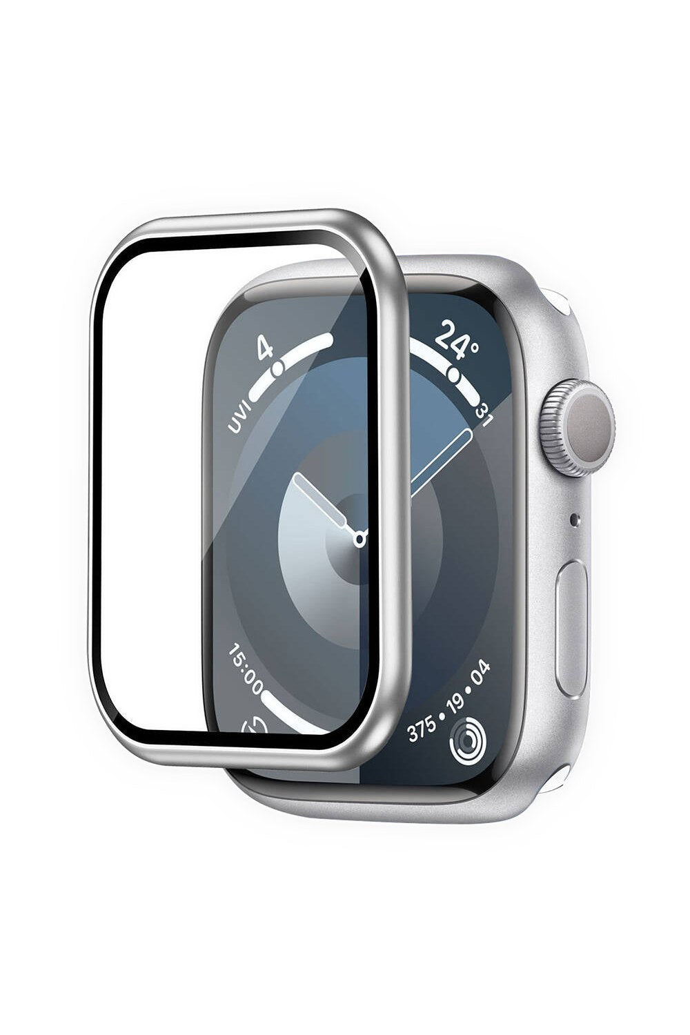 Kolay Uygulamalı Temperli Cam Ekran Koruyucu — Apple Watch 41 Mm - 1