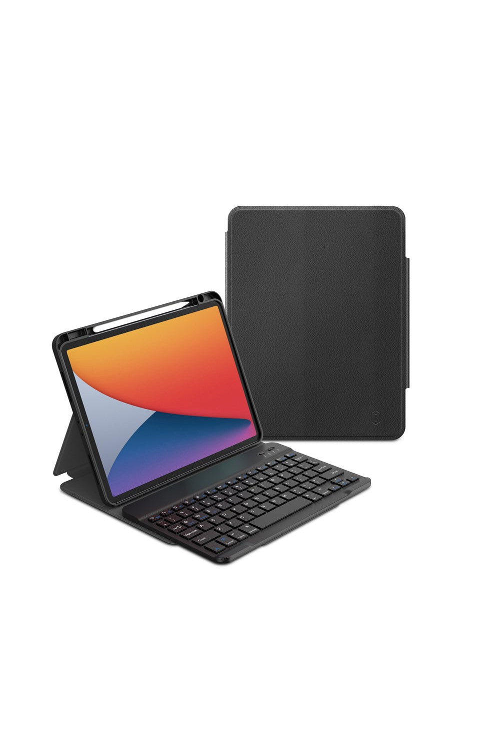 Ipad Uyumlu Gizli Kalem Bölmeli Klavyeli Kılıf - 2