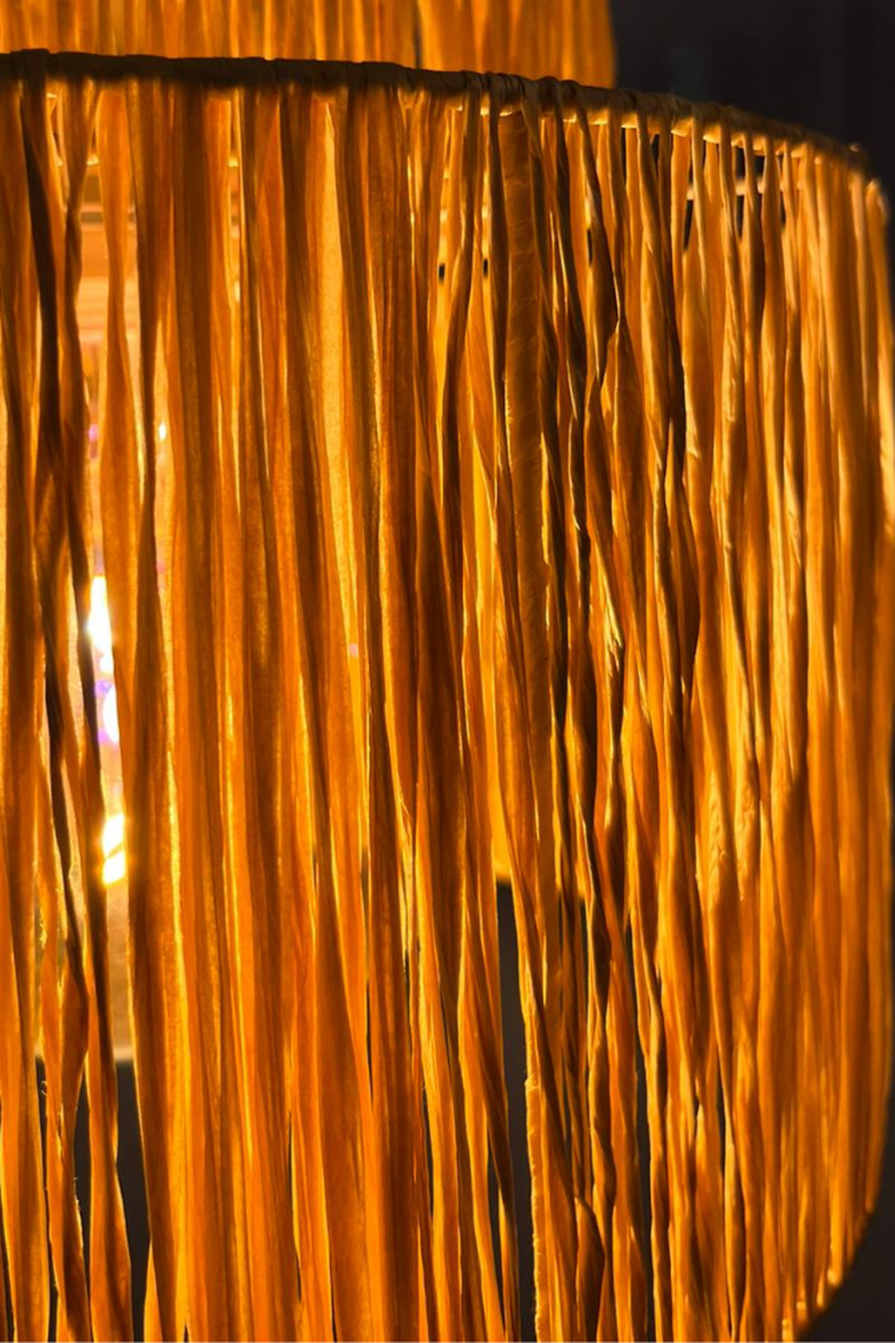 Raffia İp Sarkıt Avize - 5