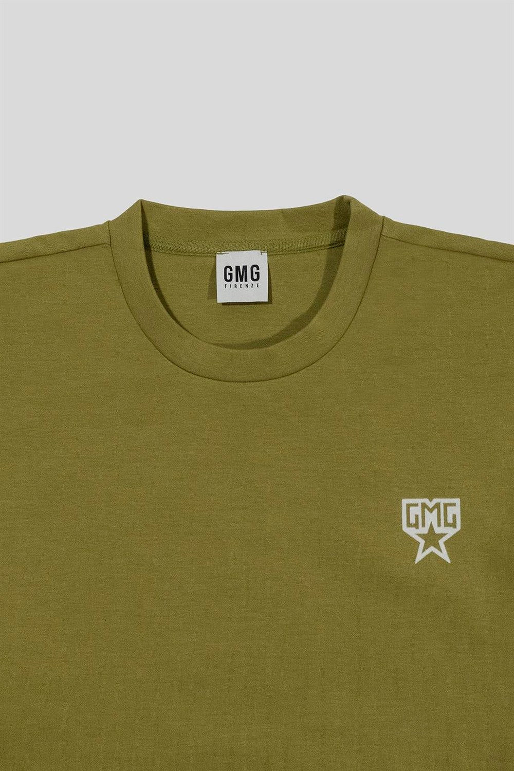 Bisiklet Yaka Sırtı Flok Göğsü Yıldız Baskılı Erkek Sweatshirt - 0