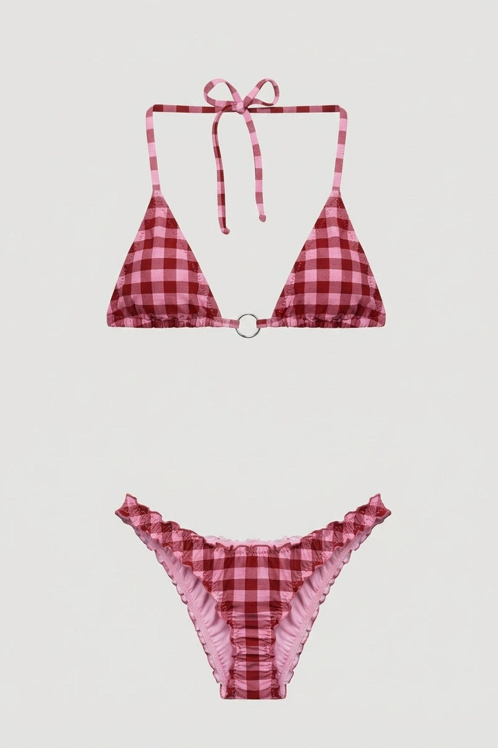 Apres Sea Fırfır Detaylı Üçgen Bikini Takımı - 0