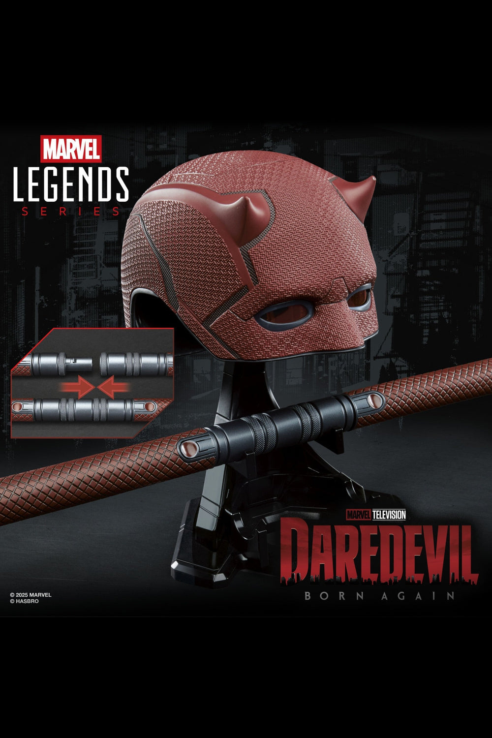 Marvel Legends Daredevil: Born Again Premium Maske Ve Cop - 1