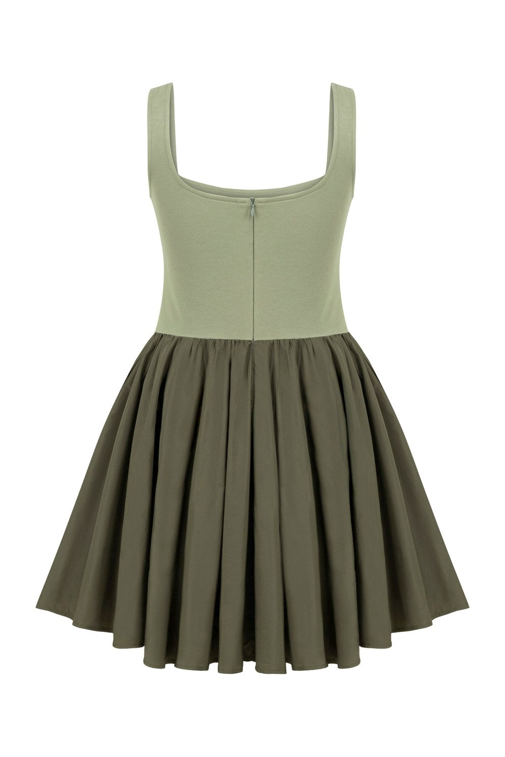 Asha Kare Yaka Kısa Kadın Elbise - 3