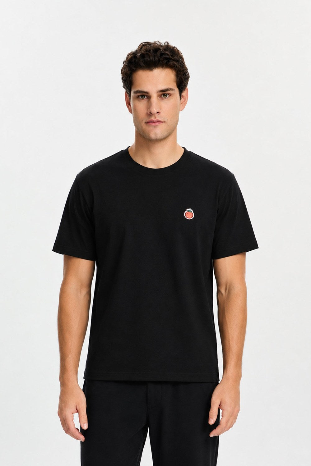 Pizza T-Shirt, Siyah - 1