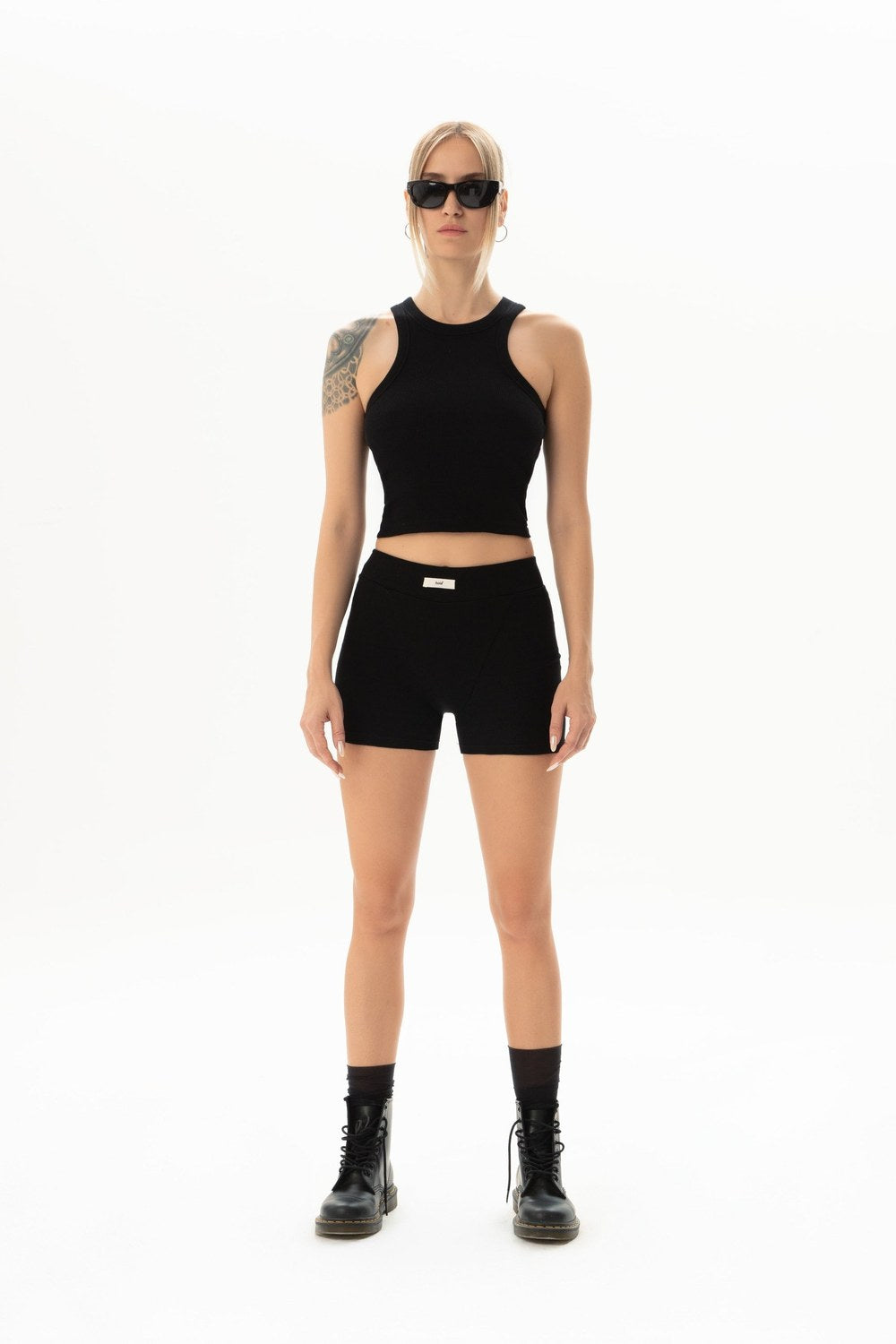Kaşkorse Siyah Crop Top - 3