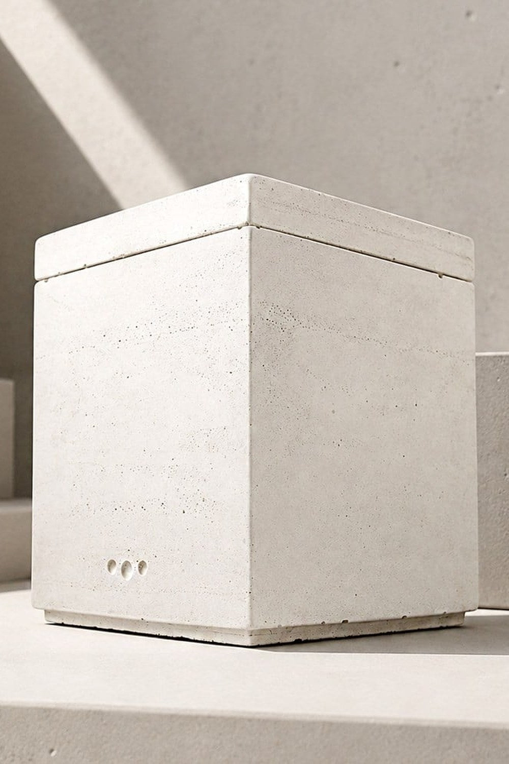 Nar Kokulu Beton Kaseli Mum, 4 Fitilli - 5