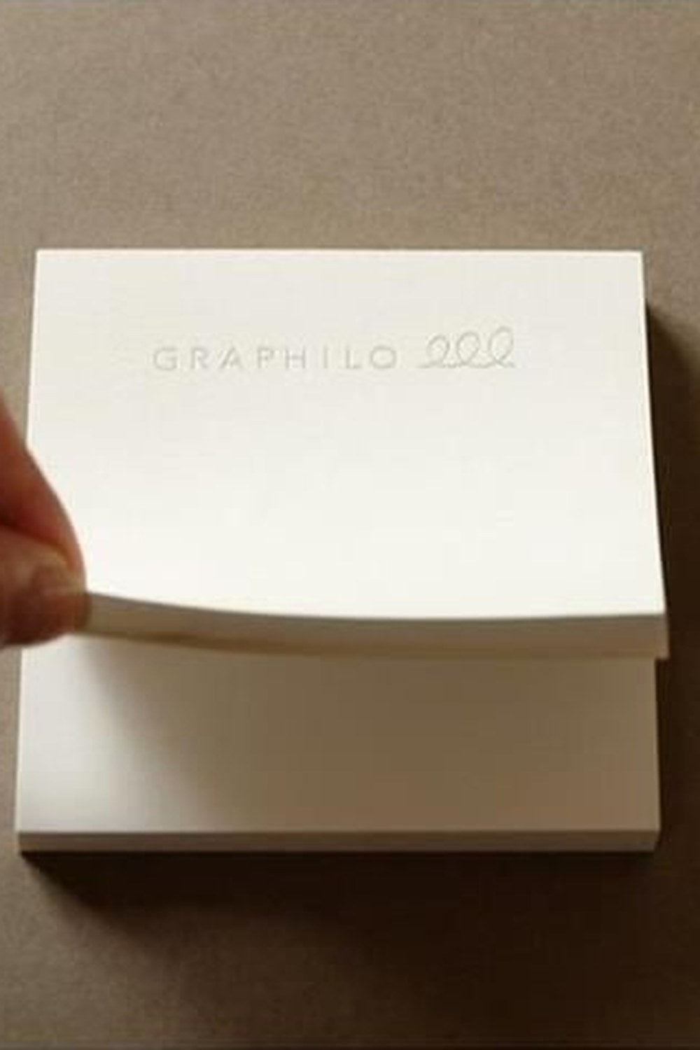 Graphilo Japon Dolma Kalem Kağıdı Kare Memo Çizgisiz Bloknot - 1