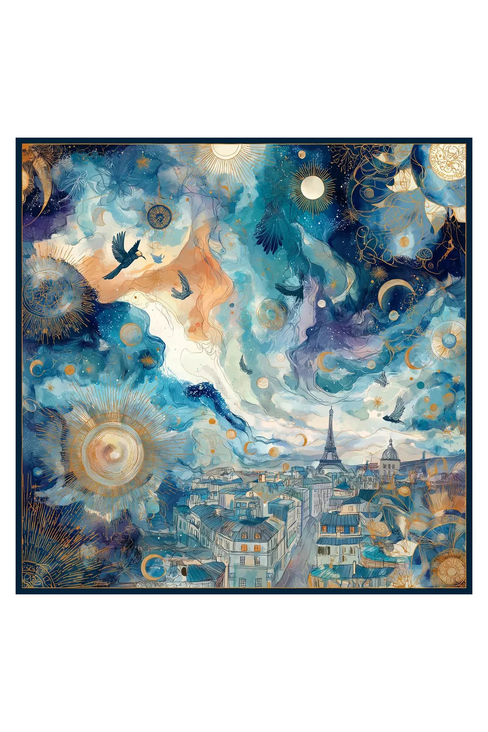 Lumières Du Soir İpek Fular - 3