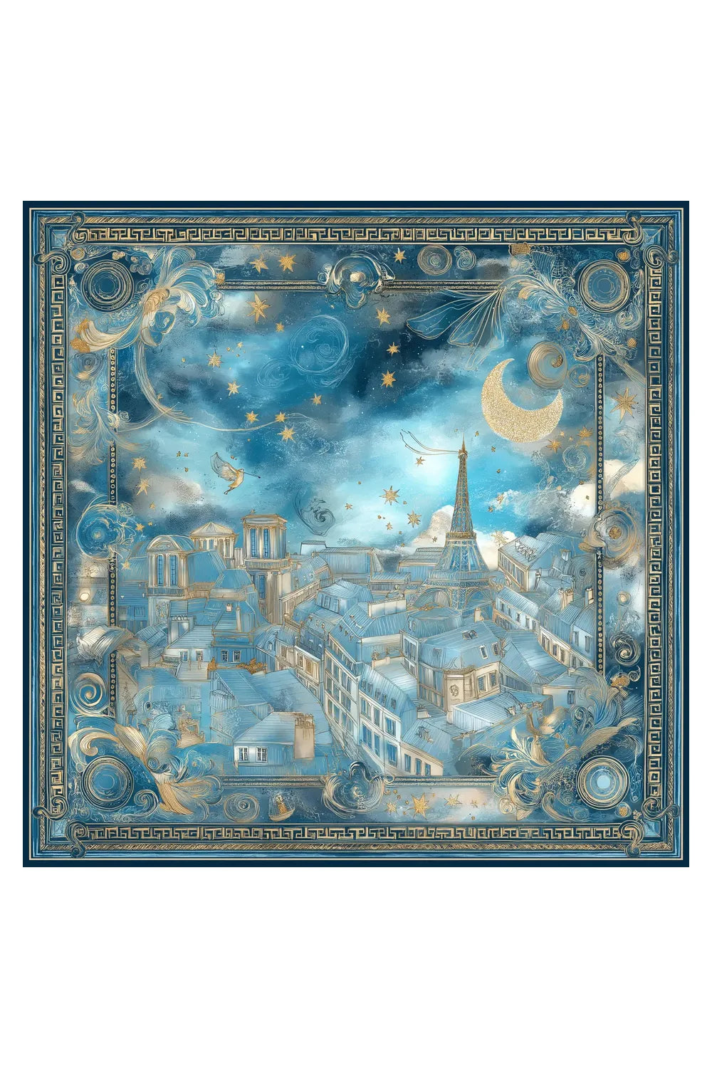 Lune Et Toits İpek Fular - 5