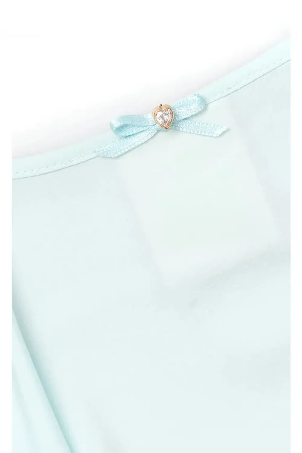 Anne İpek Saten Kısa Sabahlık - 11