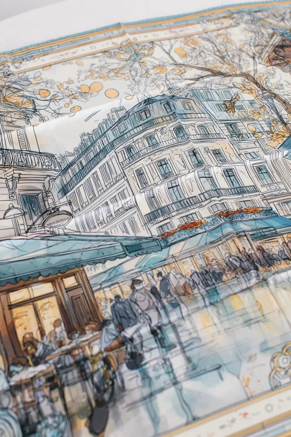 Café Saint-Germain İpek Fular - 1