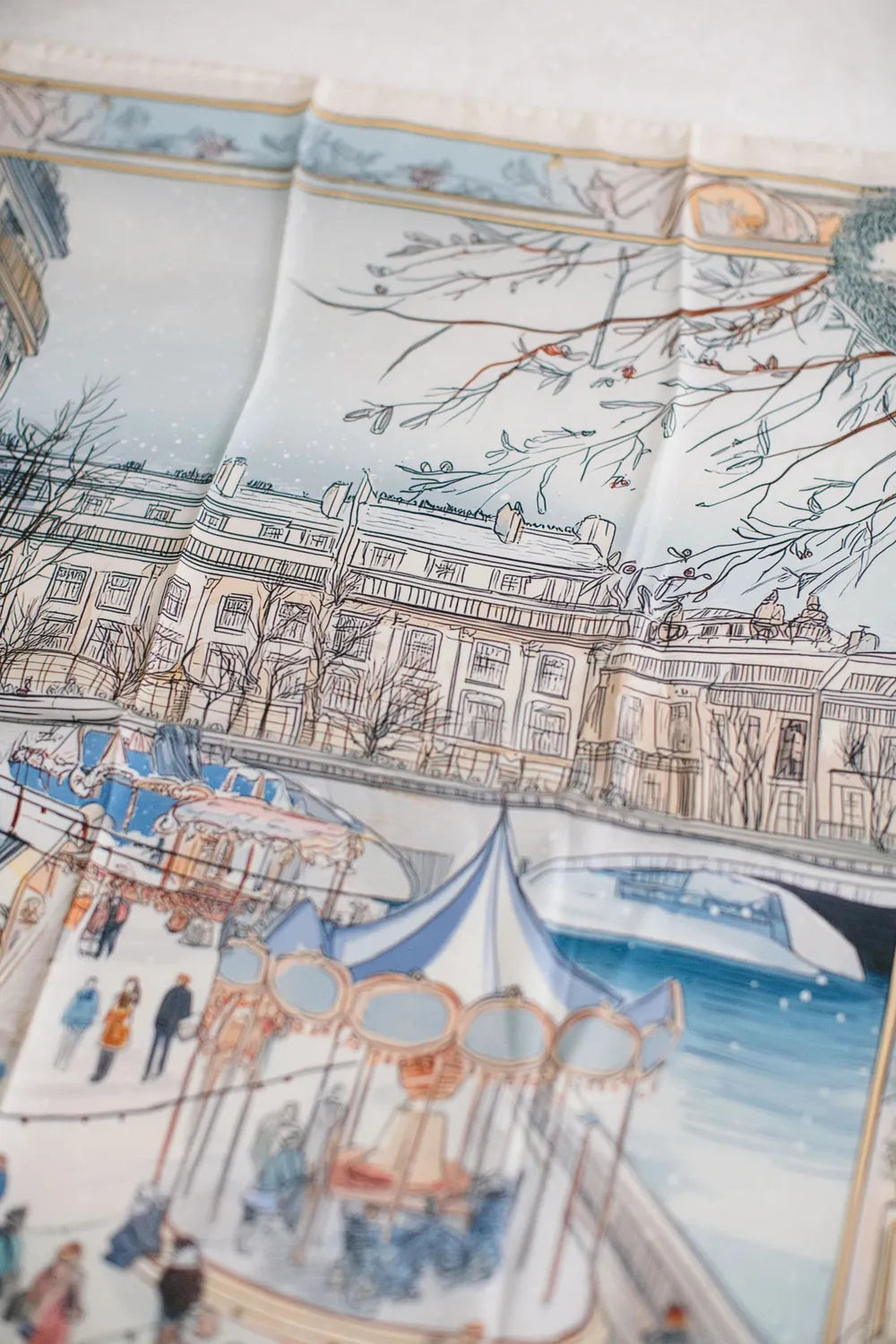 Carrousel D’Hiver İpek Fular - 0