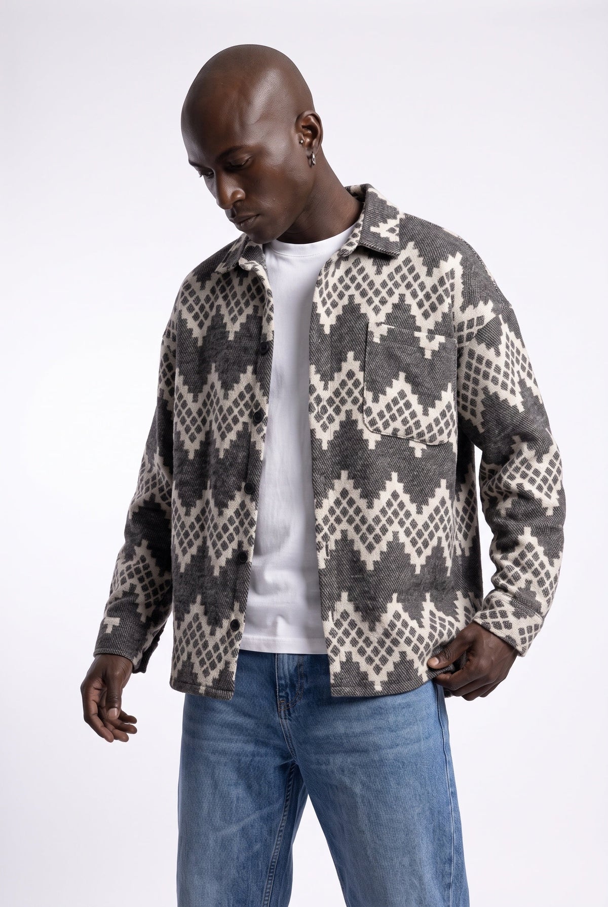 Oversize Flanel Oduncu Gömlek