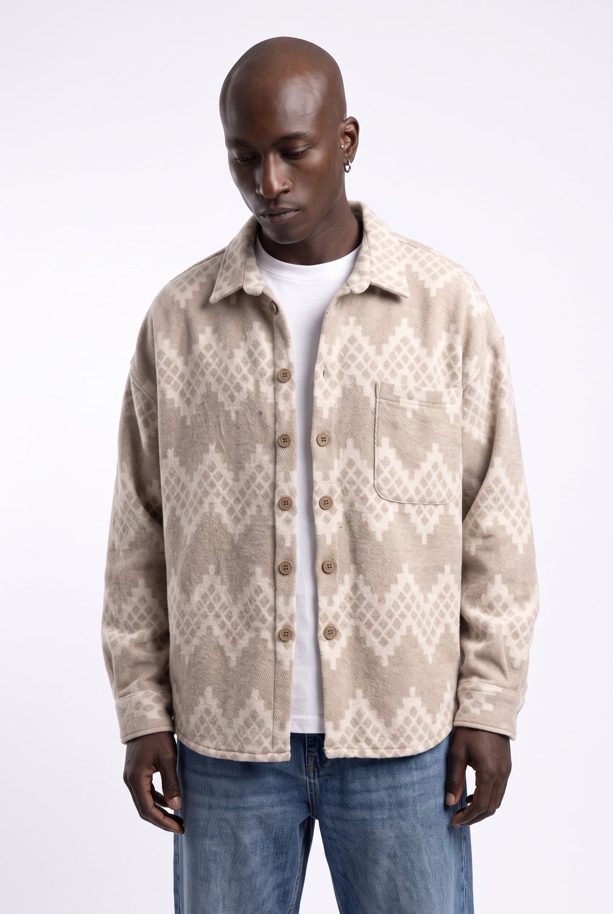 Oversize Flanel Oduncu Gömlek