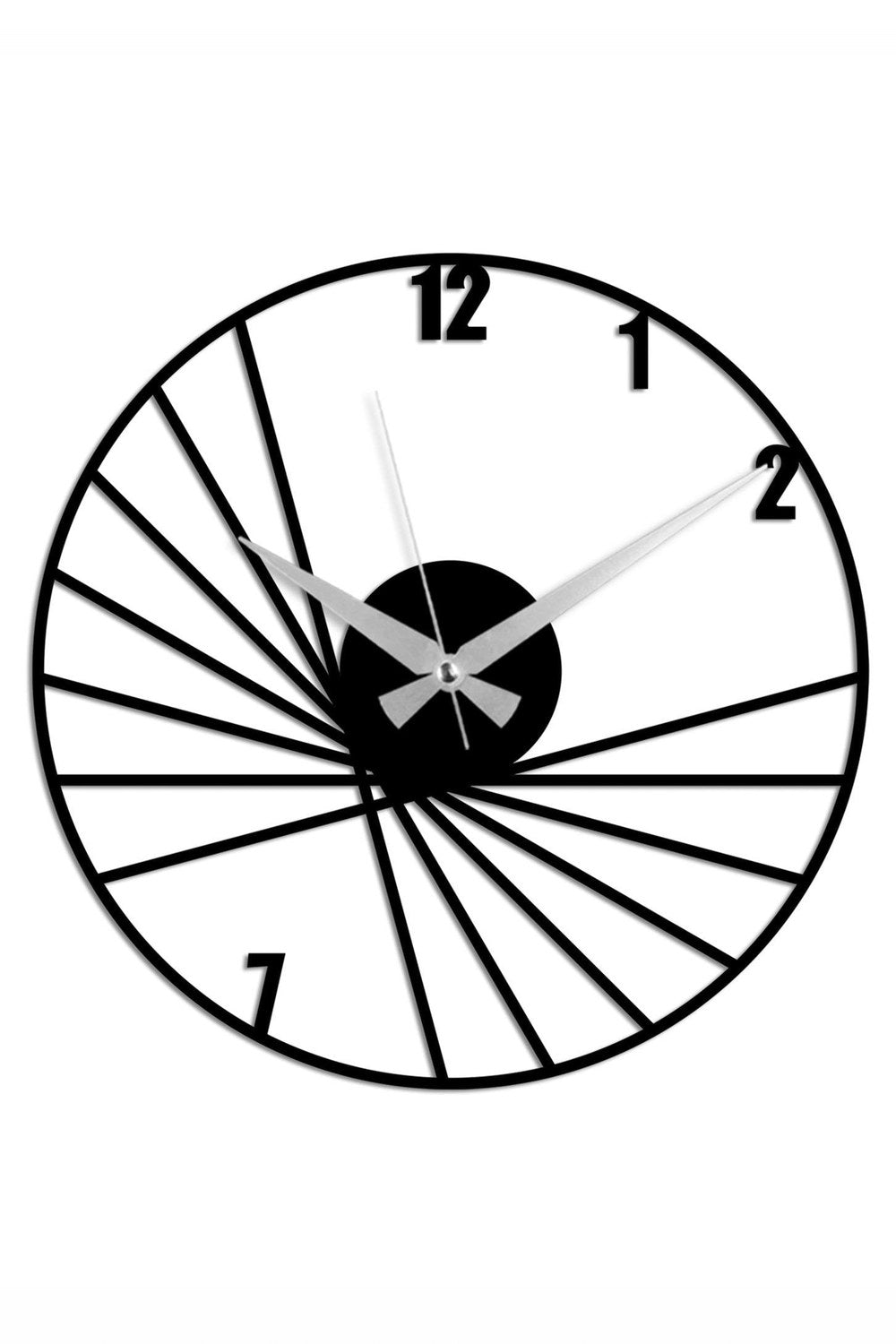 Watch-066 Dekoratif Metal Duvar Saati - 4