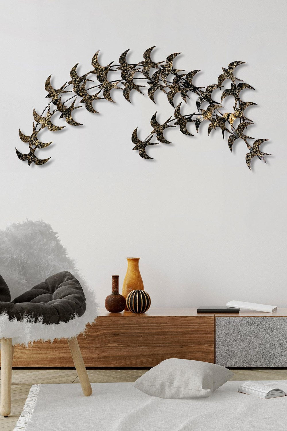Bys-057-B Dekoratif Metal Duvar Tablosu - 1