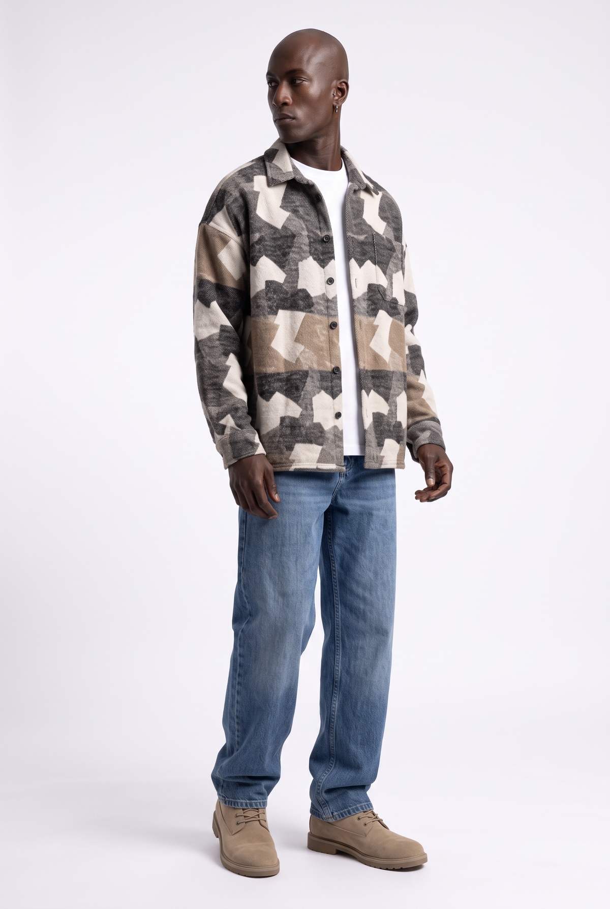 Oversize Flanel Oduncu Gömlek