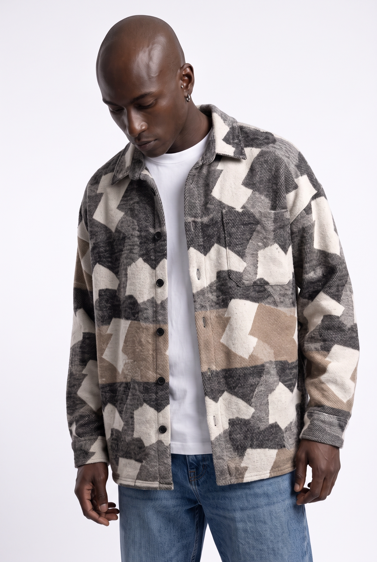 Oversize Flanel Oduncu Gömlek