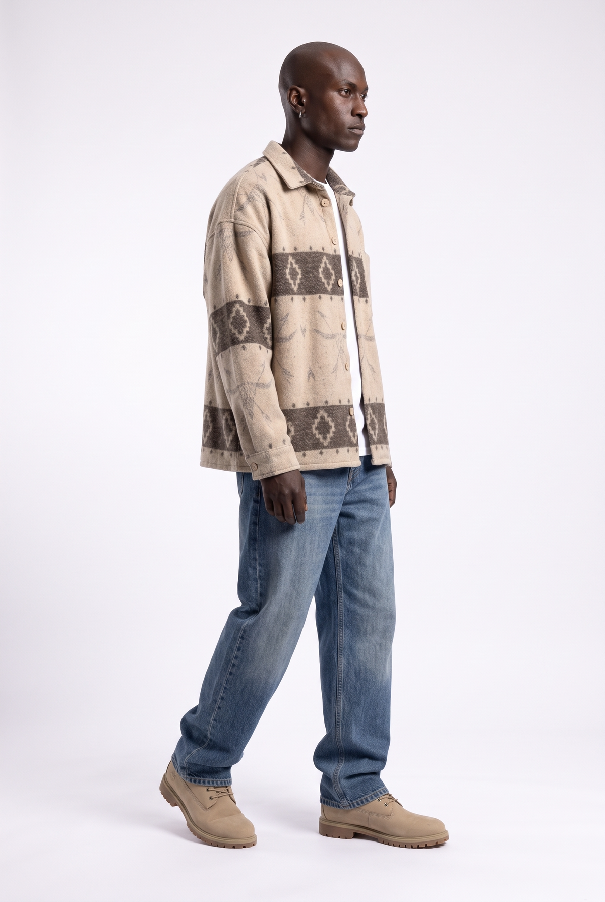 Oversize Flanel Oduncu Gömlek