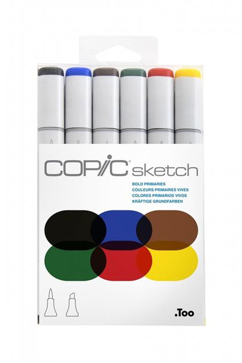 Sketch 6'lı Marker Seti - Bold Primaries - 0