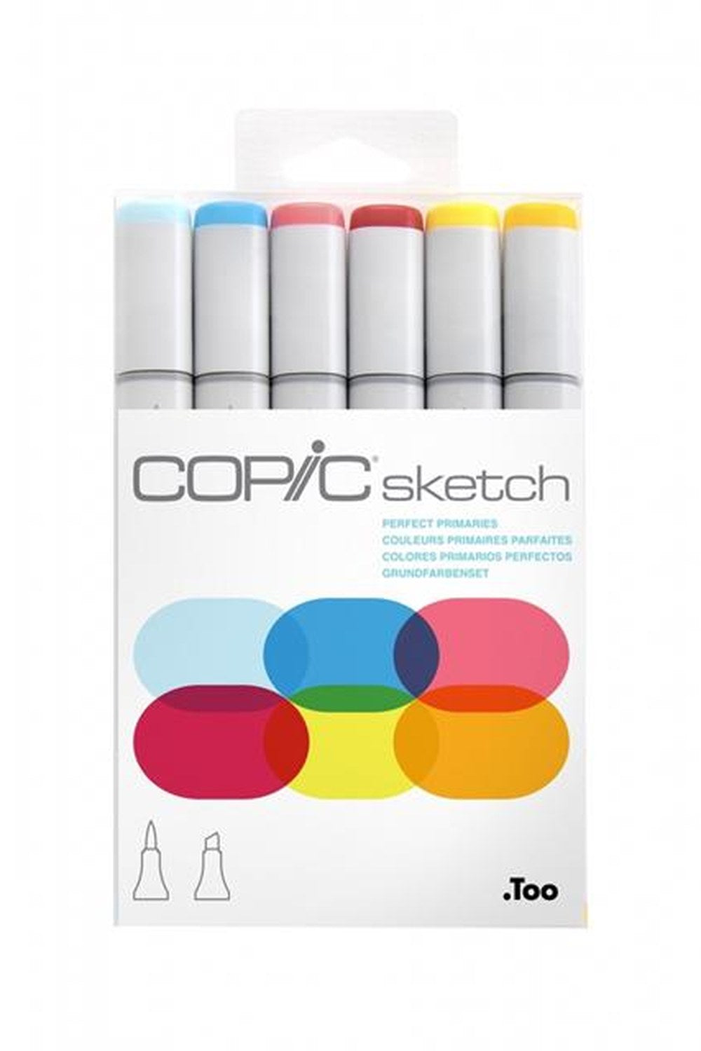 Sketch 6'lı Marker Seti - Perfect Primaries - 0