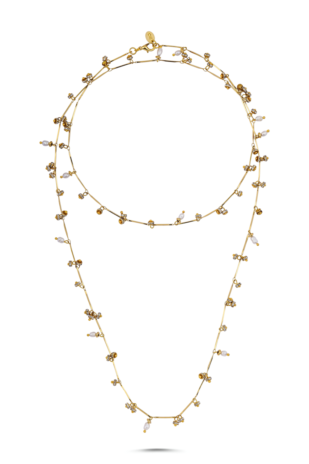 Dancing Disco Sparkle Long Necklace - 0