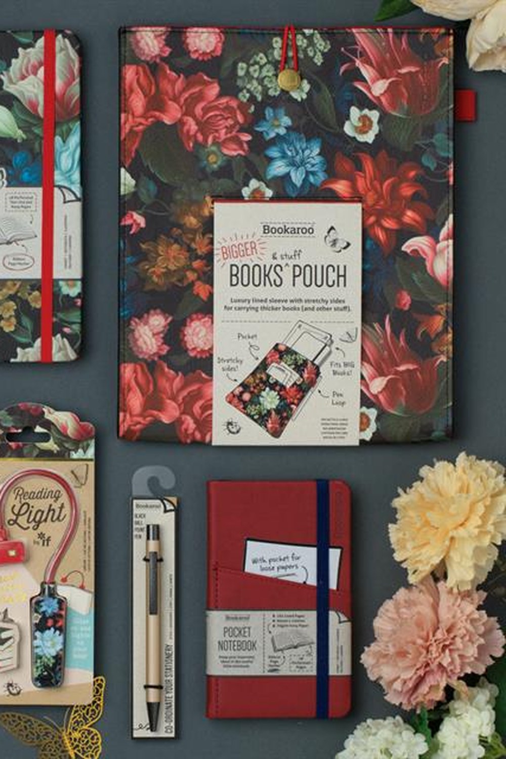 Bookaroo A5 Notebook Journal Çizgili Defter Dark Floral - 1