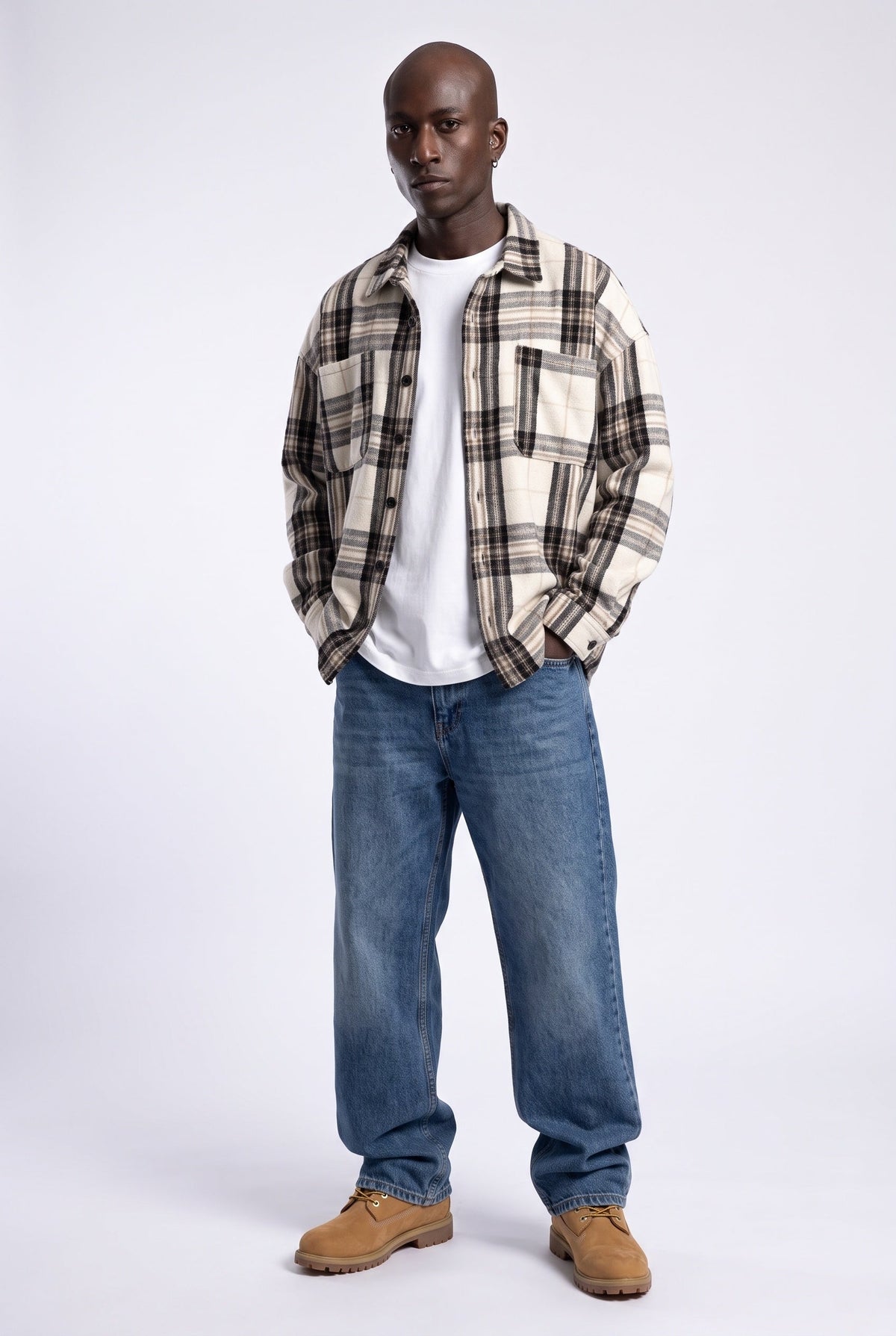 Oversize Flanel Oduncu Gömlek