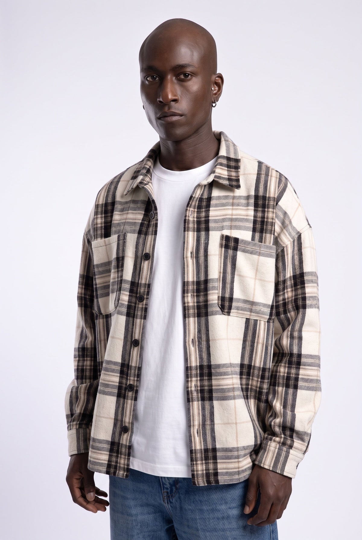 Oversize Flanel Oduncu Gömlek