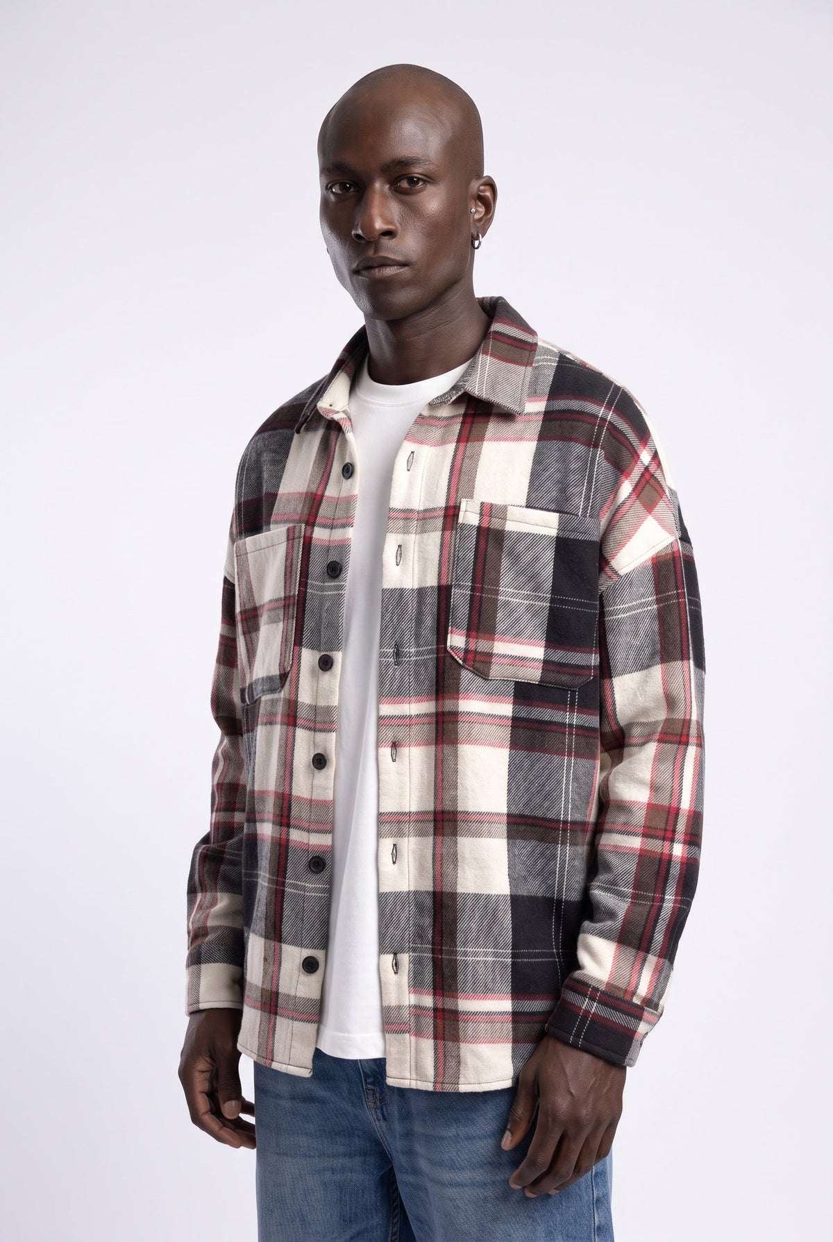 Oversize Flanel Oduncu Gömlek