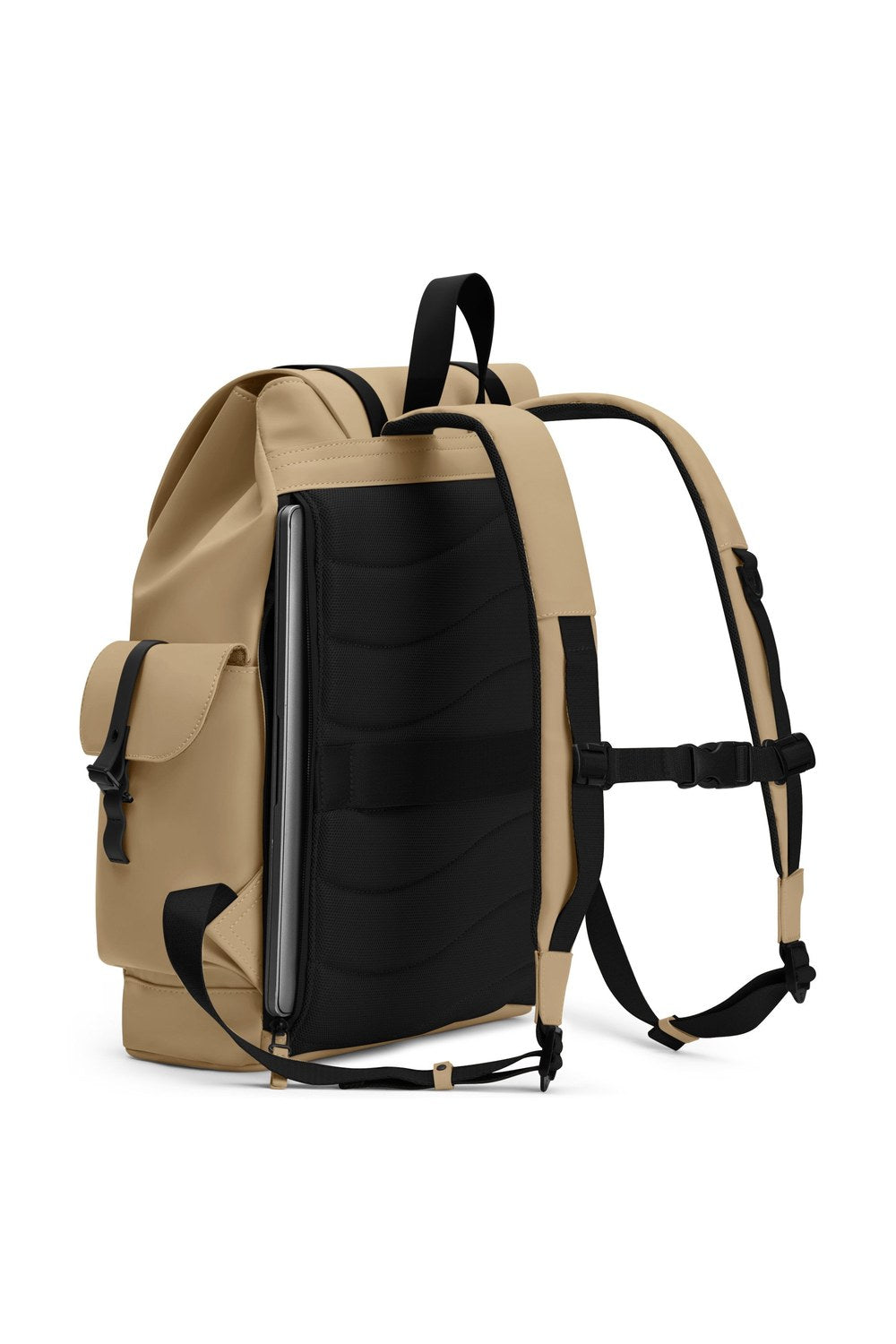 Su Geçirmez 16” Laptop Uyumlu Utility Sırt Çantası – Latte - 2