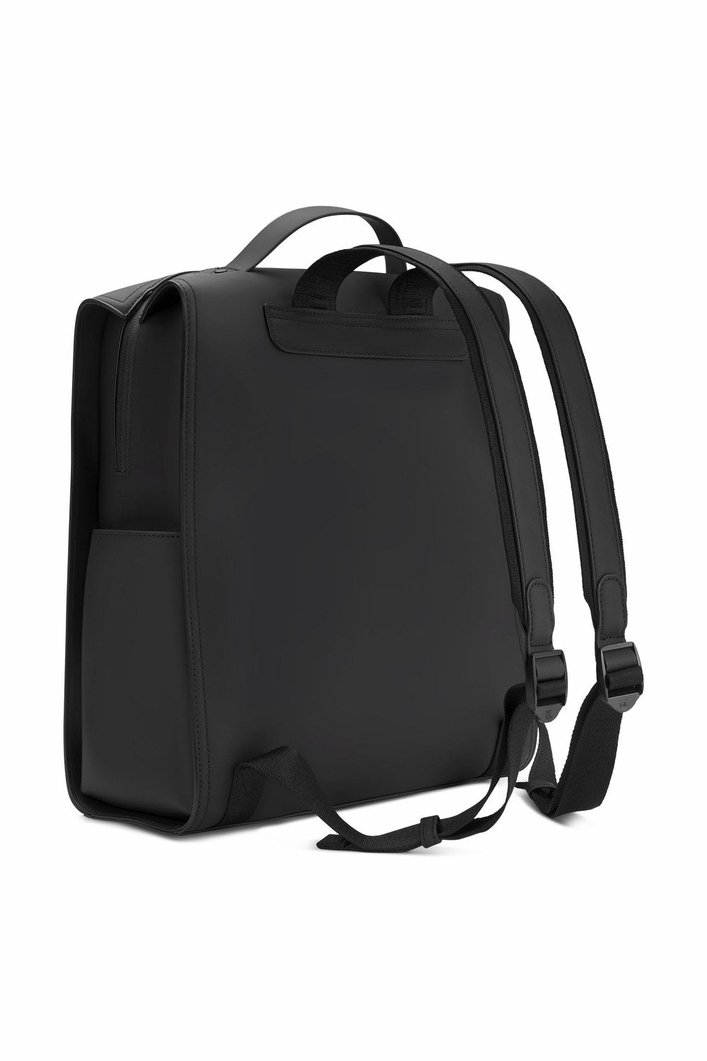 Su Geçirmez 14” Laptop Uyumlu Minimal Sırt Çantası – Siyah - 4