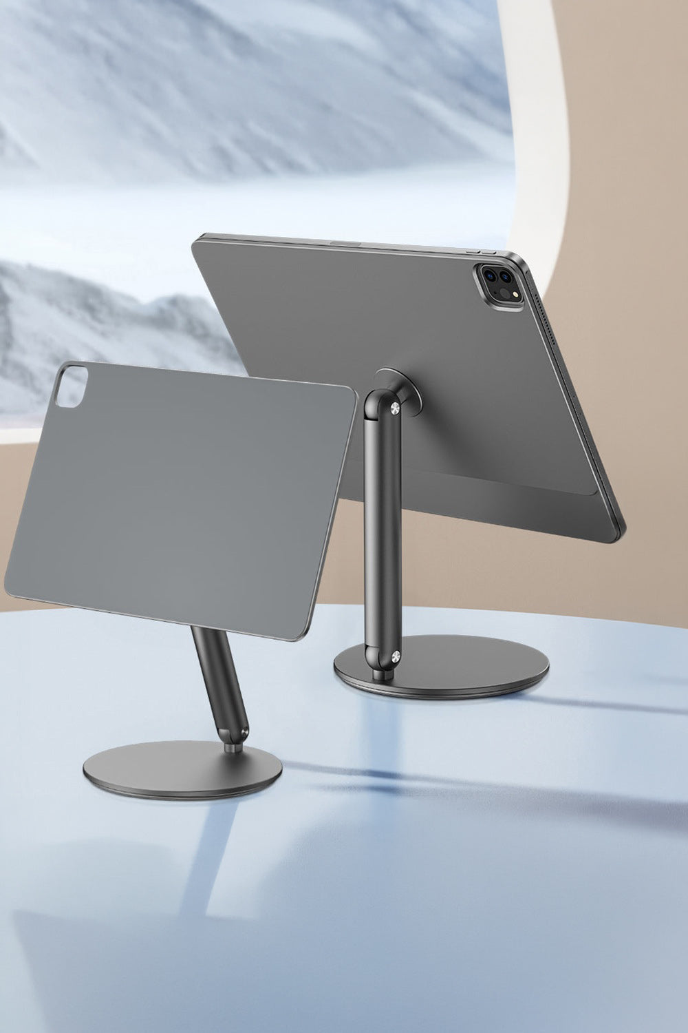 Manyetik 360° Döner Tablet Standı, iPad Pro 11 (M4-M5) - 1