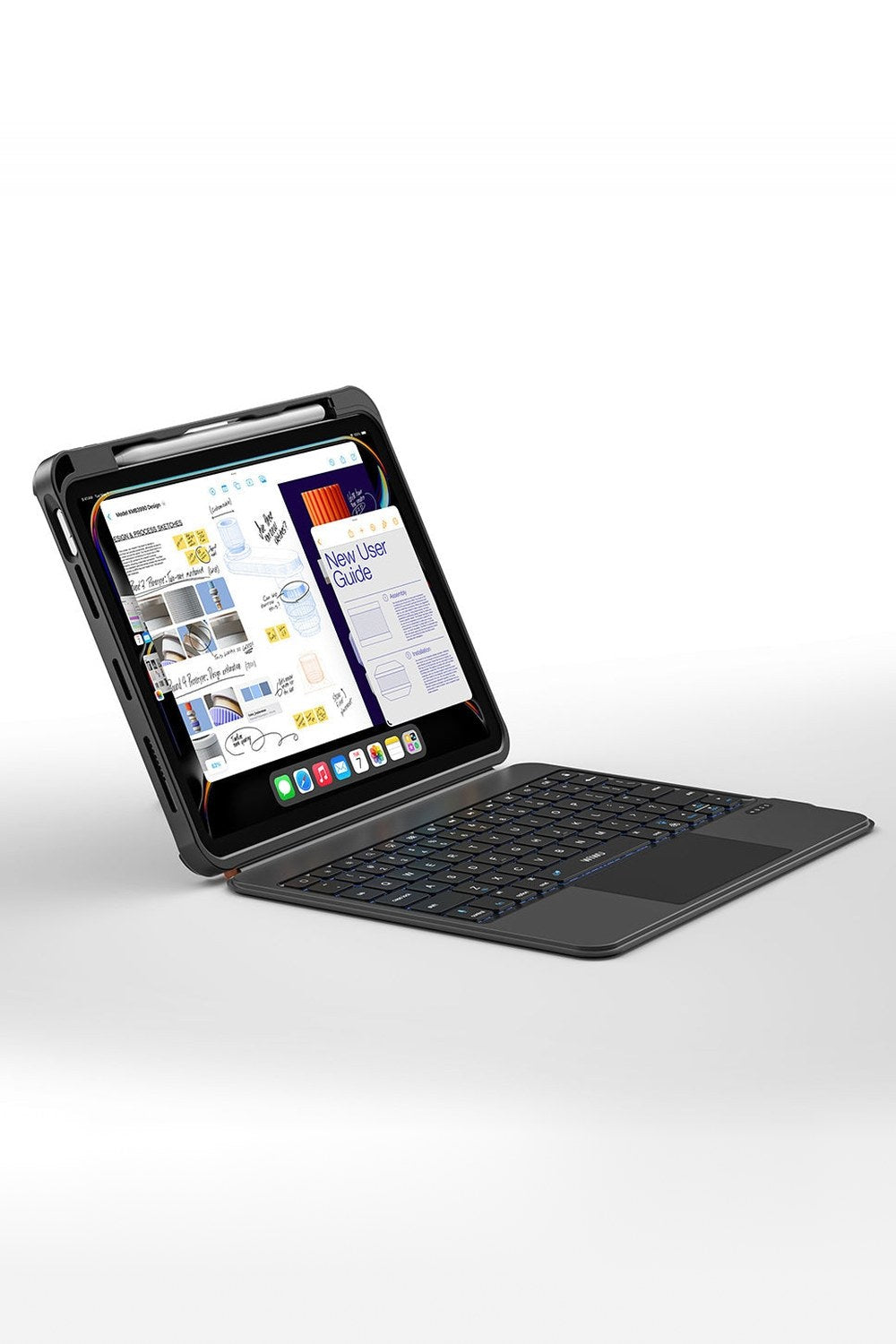Klavyeli Tablet Kılıfı, iPad Pro 13 - 6