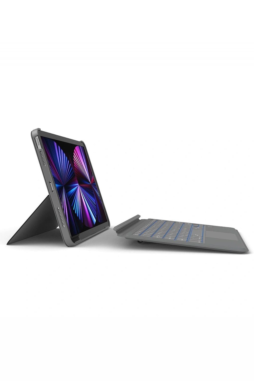 LED Işıklı Klavyeli iPad Kılıfı - 2